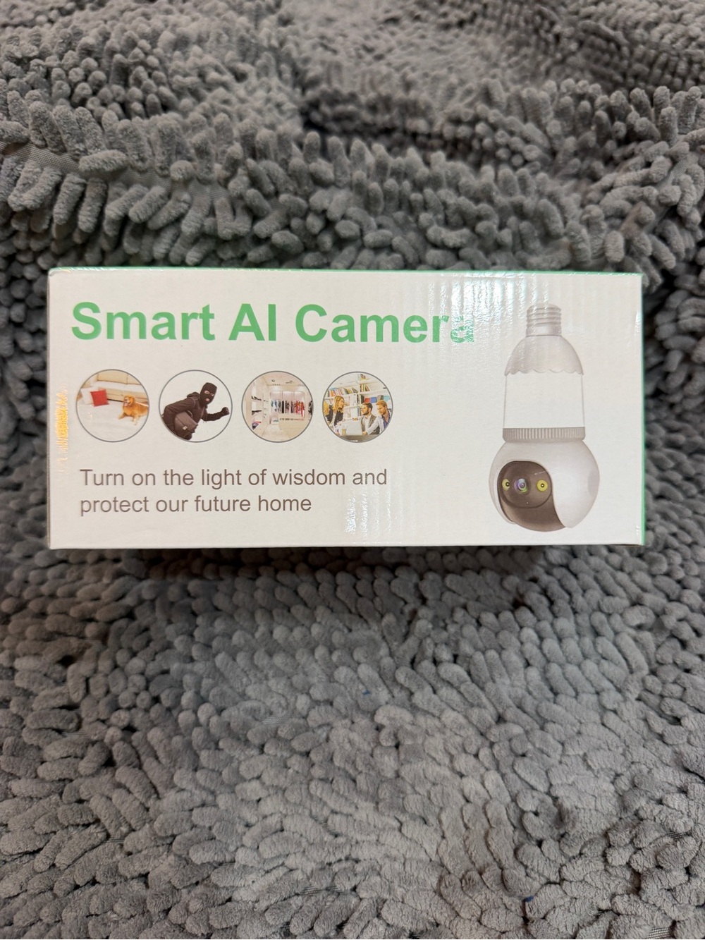 Smart AI Light Bulb Security Camera – WiFi Indoor Camera NEW